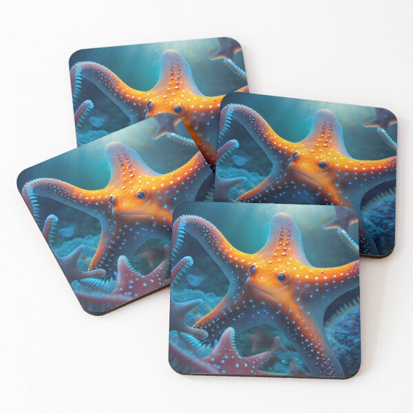 Item preview, Beaming Starfish Digital Painting designed and sold by CodeAndColors.
