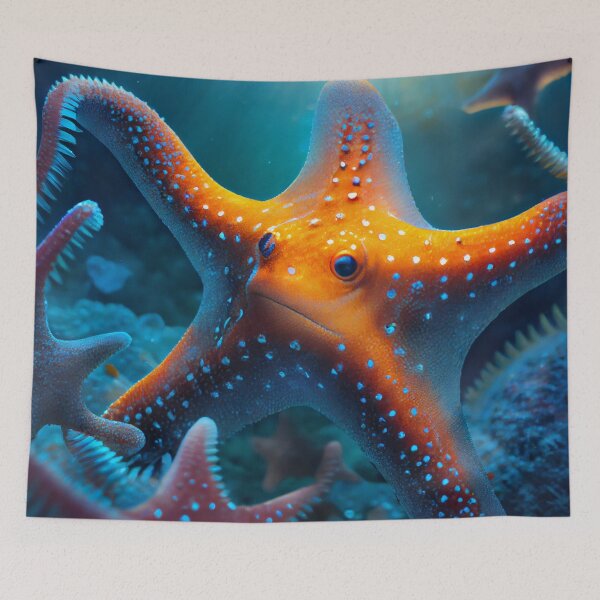 Item preview, Beaming Starfish Digital Painting designed and sold by CodeAndColors.