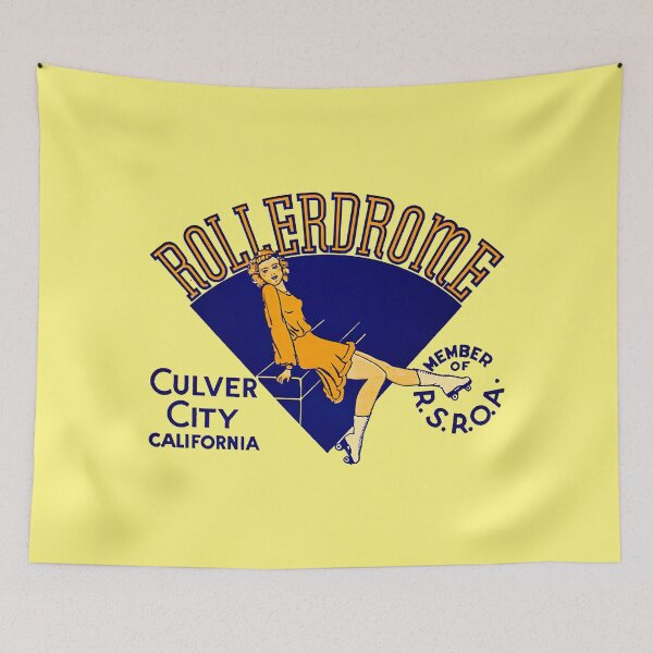 Item preview, CULVER CITY ROLLERDROME - ADVERT designed and sold by ThrowbackAds.