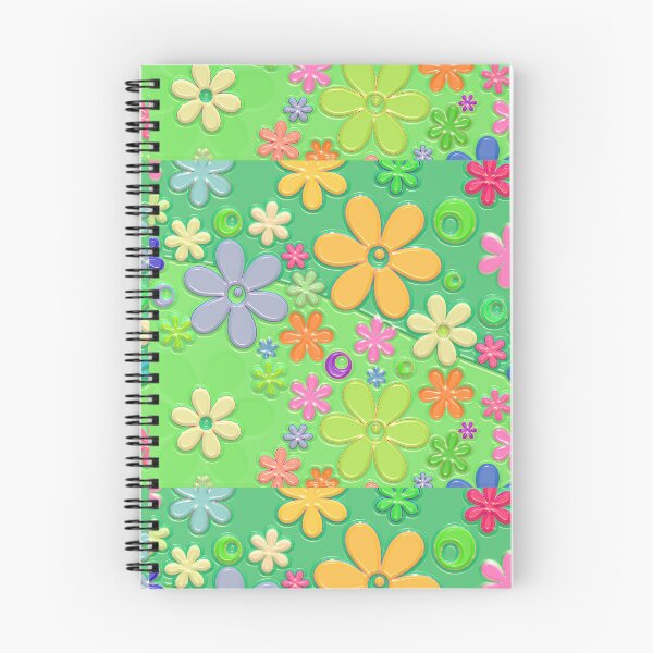 Item preview, patrón de flores de colores designed and sold by MoodysT's.