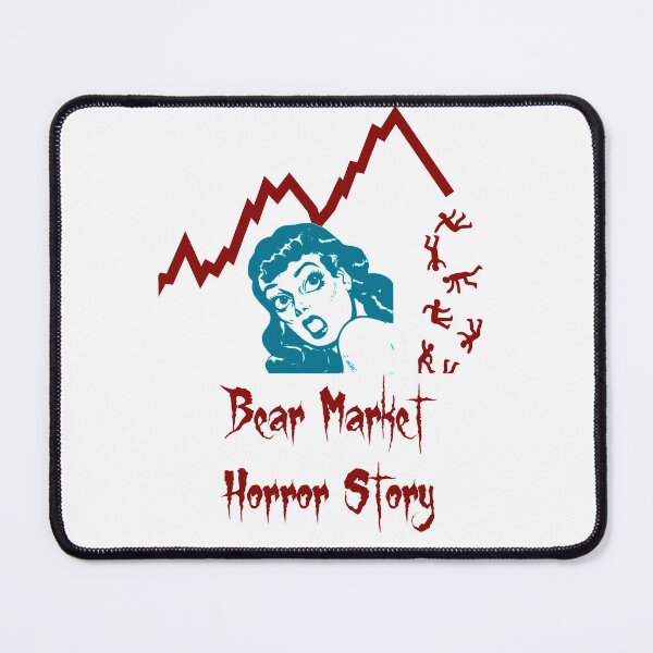 Item preview, 'Bear Market Horror Story' Recession Design - Stock and Crypto Trading Problems designed and sold by Ridiculam Toga.