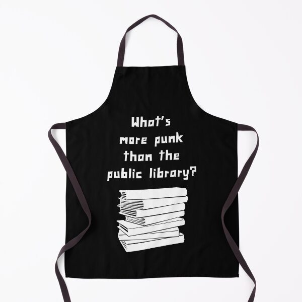 Item preview, What’s more punk than the public library? designed and sold by ICheckmateThee.