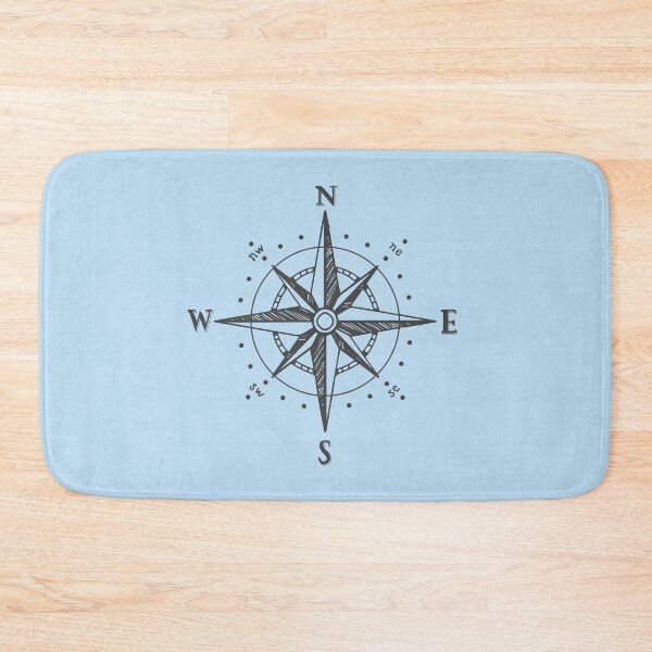 Item preview, Compass North South East West Retro Design Sailing Gift designed and sold by alenaz.