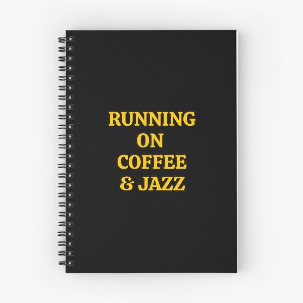 Item preview, Running on coffee and jazz  designed and sold by Inspirationmotivation.