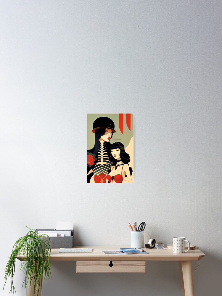 Thumbnail 1 von 3, Poster, Memento Mori in Red designt und verkauft von leviatansworks.