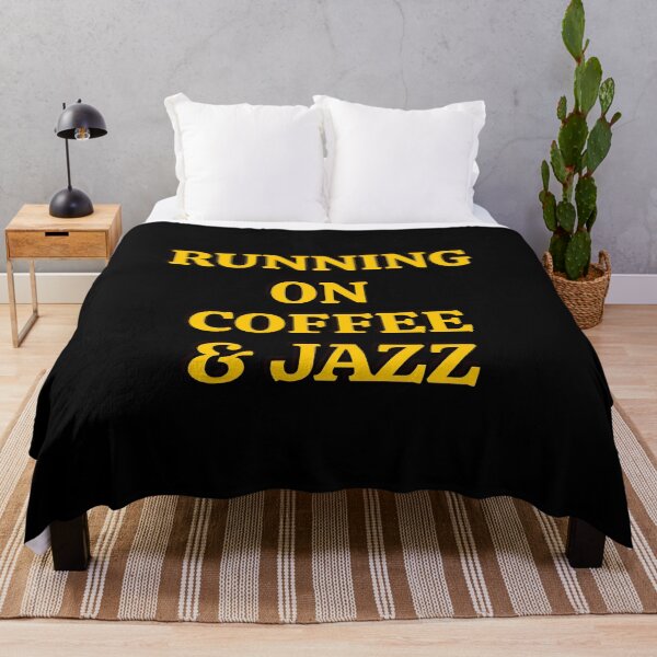 Item preview, Running on coffee and jazz  designed and sold by Inspirationmotivation.