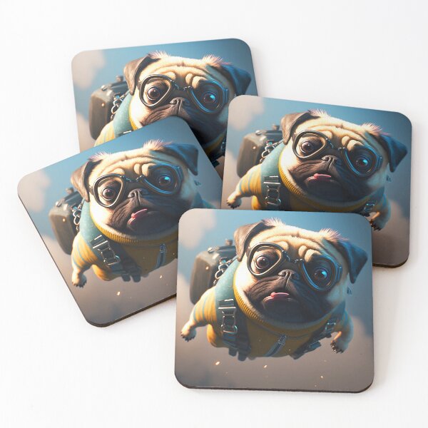 Item preview, Funny Skydiving Pug #1 designed and sold by Artistic Pandas.