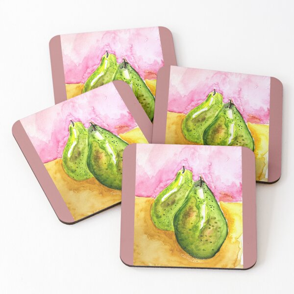 Item preview, Semi Abstract Watercolor Pair of Pears designed and sold by EtegamiJourney.