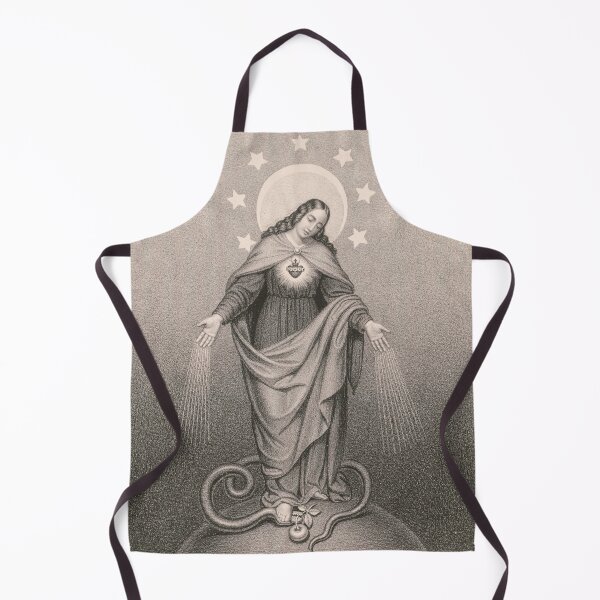 Item preview, Immaculate Heart of Mary Vintage Illustration, 1874 designed and sold by Vintage Wall Art.