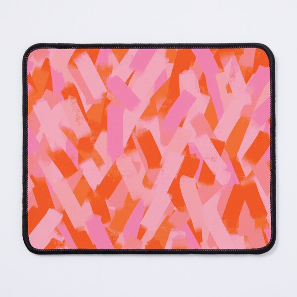 Item preview, Orange and Pink Smudgy Brush Strokes designed and sold by OneThreeSix.