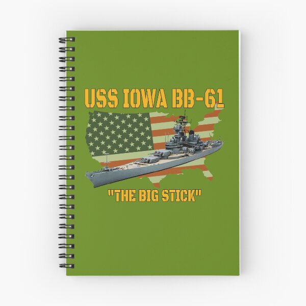 Item preview, World War II Warship USS Iowa BB-61 WW2 Battleship Veteran designed and sold by ArtStudioKY.