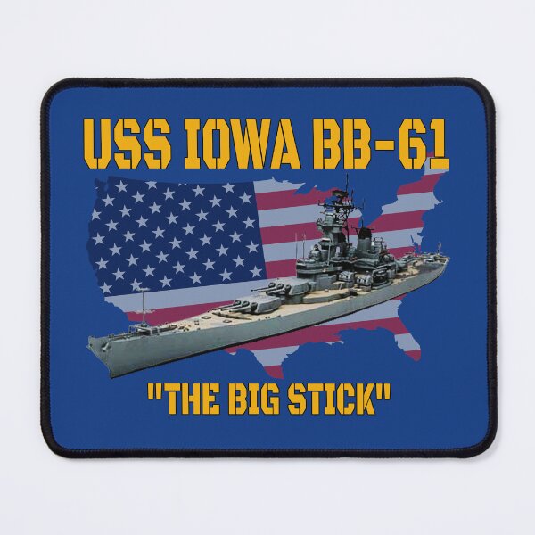 Item preview, World War II Warship USS Iowa BB-61 WW2 Battleship Veteran designed and sold by ArtStudioKY.
