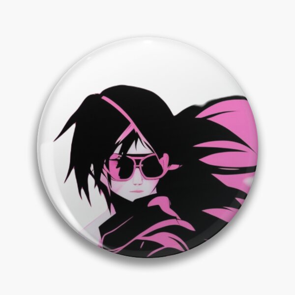 Emo Girl Pins and Buttons for Sale