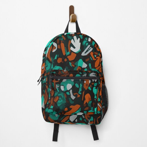 Item preview, Orange and aqua doodle art designed and sold by ImaginationX.