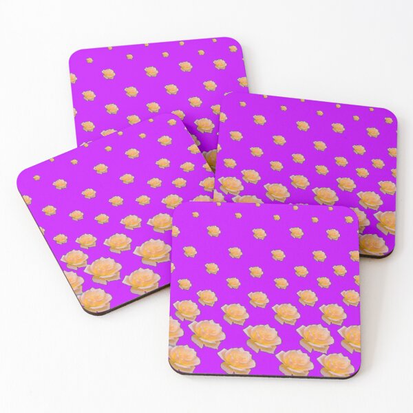 Item preview, PINK ROSES PURPLE PATTERNS ART designed and sold by sharlesart.