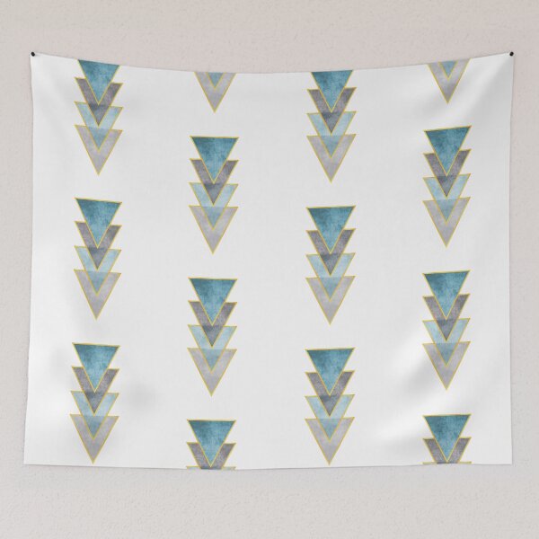Item preview, Distressed Aqua and Gray Minimalist Artwork designed and sold by KaitlinPeppers.