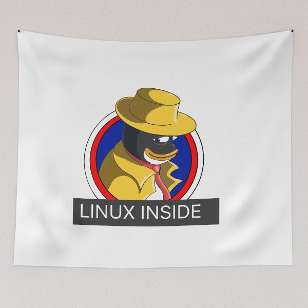 Item preview, Linux inside - funny sticker for linux users designed and sold by Timi Studio.