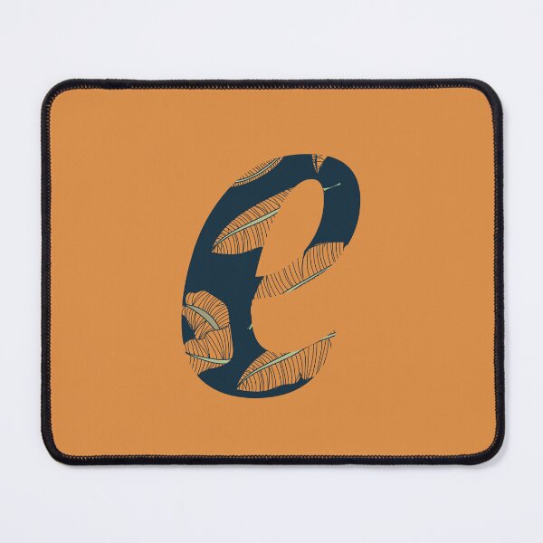 Item preview, Copy of Copy of Leaf/Feather Pattern Letter E Monogram: designed and sold by Gumblebee Design.