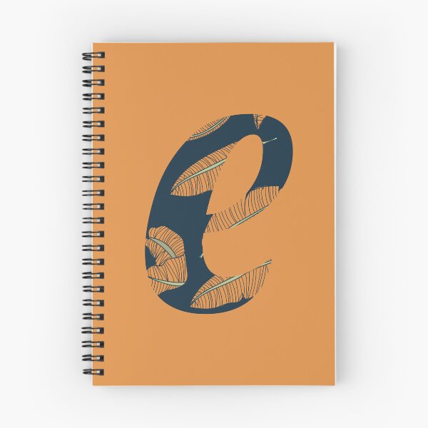 Item preview, Copy of Copy of Leaf/Feather Pattern Letter E Monogram: designed and sold by Gumblebee Design.