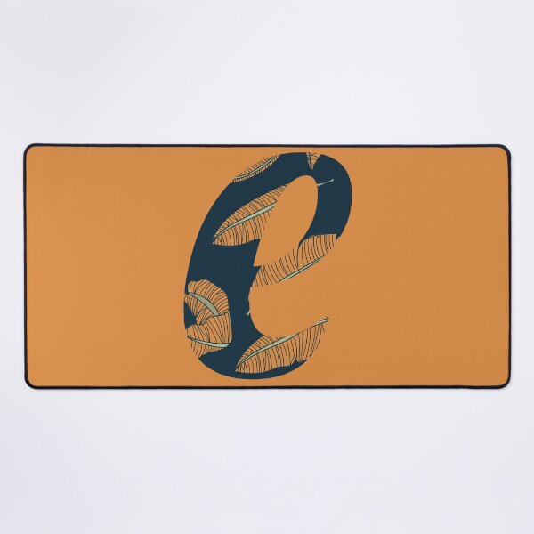 Item preview, Copy of Copy of Leaf/Feather Pattern Letter E Monogram: designed and sold by Gumblebee Design.