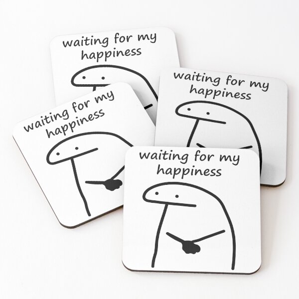 Item preview, Waiting for my happiness black designed and sold by Leonardo  Davinci.