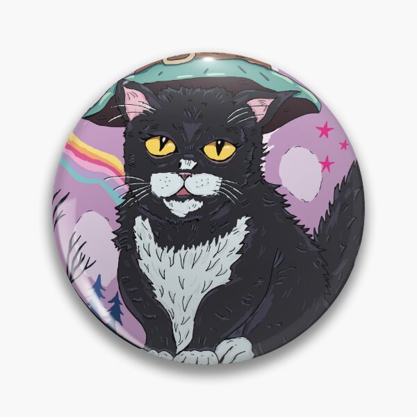 Item preview, cute little witchy cat designed and sold by ragnacold.