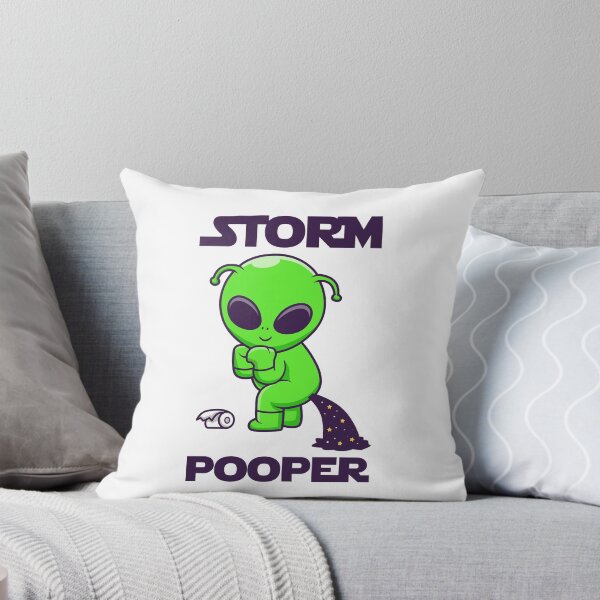 Item preview, Storm Pooper - Green Alien Storm Pooper designed and sold by NewDayDesigns.