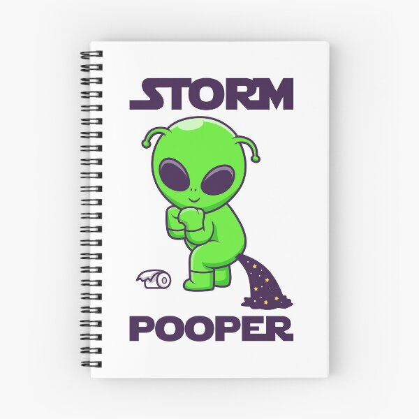 Item preview, Storm Pooper - Green Alien Storm Pooper designed and sold by NewDayDesigns.