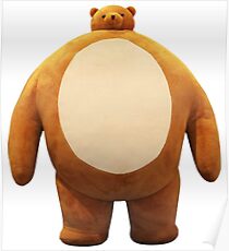 Teddy Bear with a Small Head and Large Body Poster