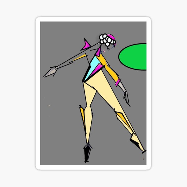 ballerina Sticker