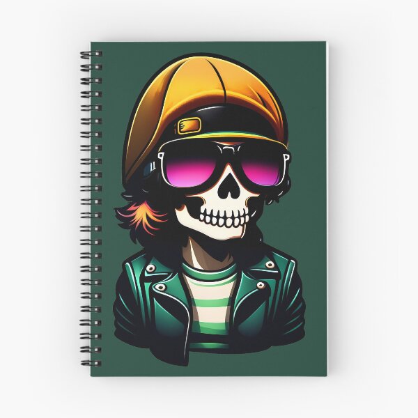 Item preview, Vintage Biker Skull -  Cool Motorcycle Or Funny Helmet Design - Gift For Any Motorbike Lover Lover designed and sold by XandDot.