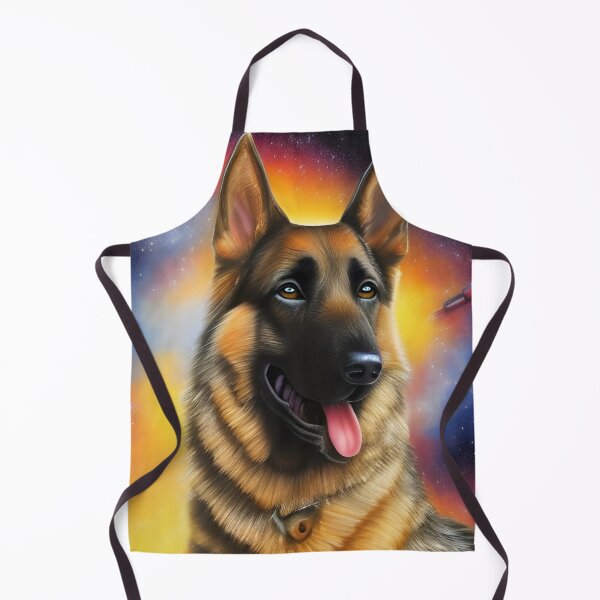 Item preview, Cosmic German Shepherd, Galactic German Shepherd, German shepherd in outer space designed and sold by Doggymadness.