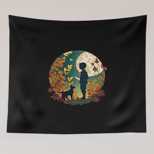 Item preview, Boy and his Dog - The Cut-Out Collection designed and sold by FiveIntentions.