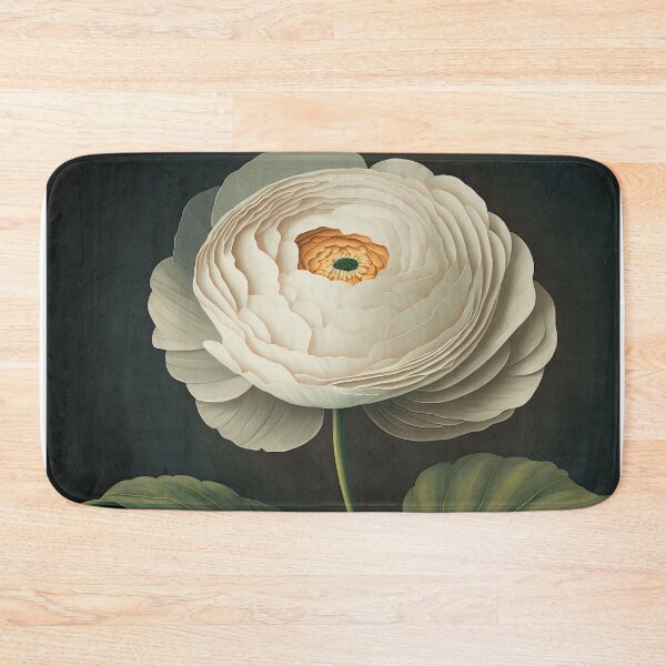 Item preview, Floral Garden Botanical Print with Ranunculus designed and sold by FloralFancy.