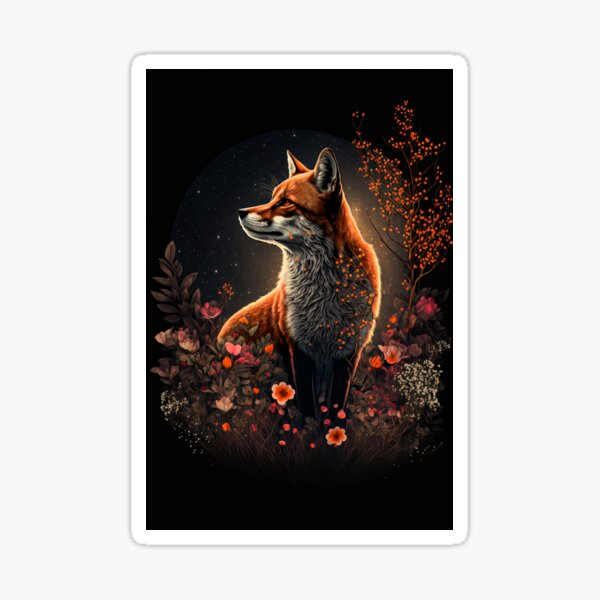 Beautiful fox #3 Sticker