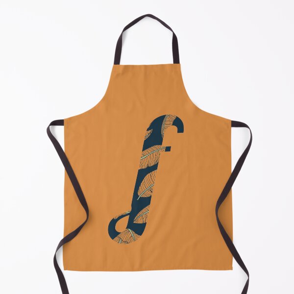 Item preview, Leaf/Feather Pattern Letter F Monogram designed and sold by Gumblebee Design.