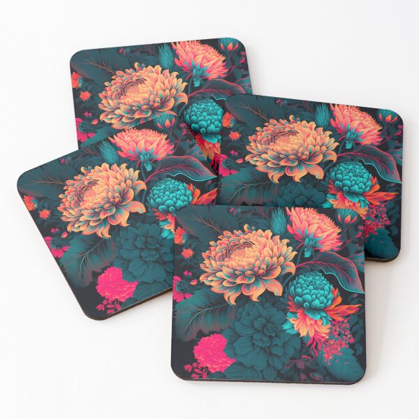 Item preview, Neonpunk Flowers designed and sold by ArtMadeByAI.