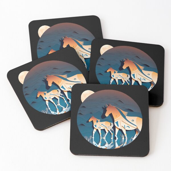 Item preview, Mare and Foal - The Cut-Out Collection designed and sold by FiveIntentions.