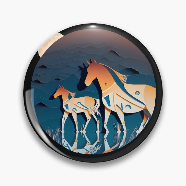 Item preview, Mare and Foal - The Cut-Out Collection designed and sold by FiveIntentions.