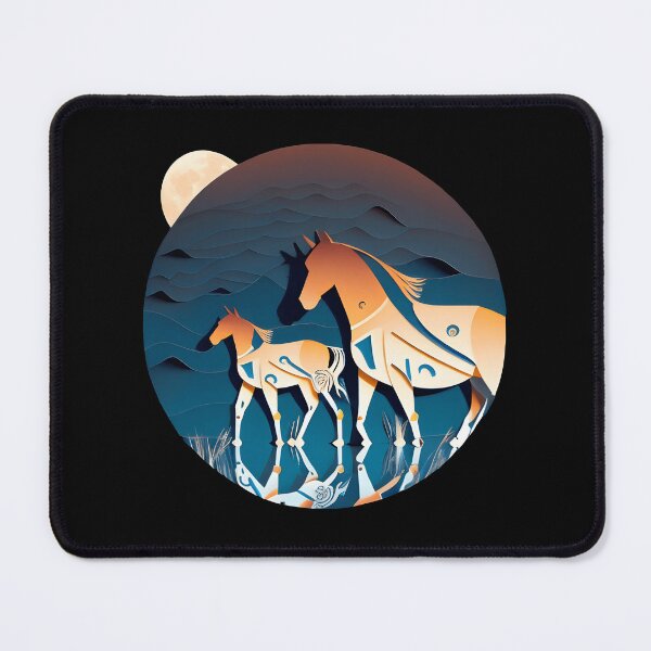 Item preview, Mare and Foal - The Cut-Out Collection designed and sold by FiveIntentions.
