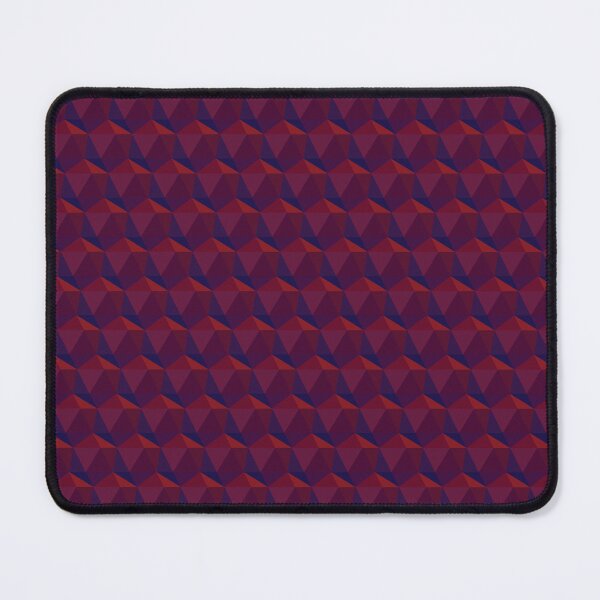 Item preview, Geometric Icosahedron Pattern in Cherry Red designed and sold by Travarts.