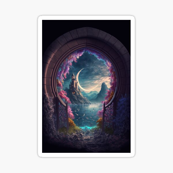 Magic portal #5 Sticker