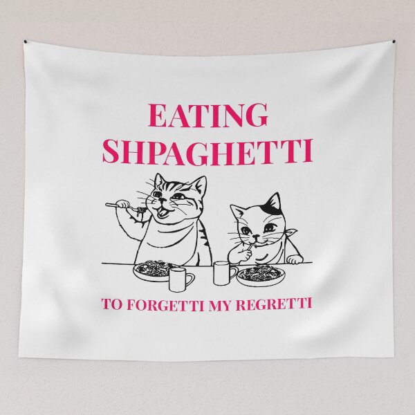 Item preview, Eating Shpaghetti To Forgetti My Regretti designed and sold by venivipslot.