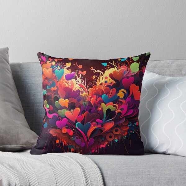 Item preview, Colorful explosion of a heart - splattered paint - MxCaptures designed and sold by mxcaptures.