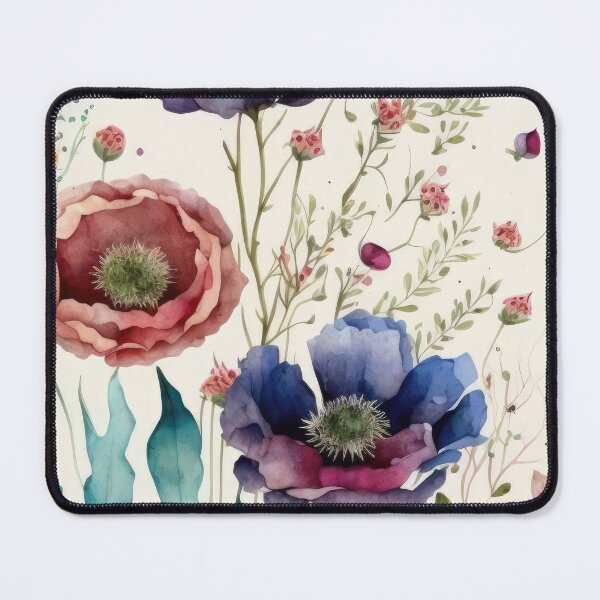 Item preview, Floral Garden Botanical Print with wild flowers designed and sold by FloralFancy.