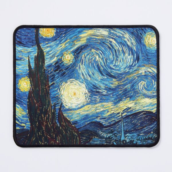 Van Gogh Mat The Starry Night Mouse Pad