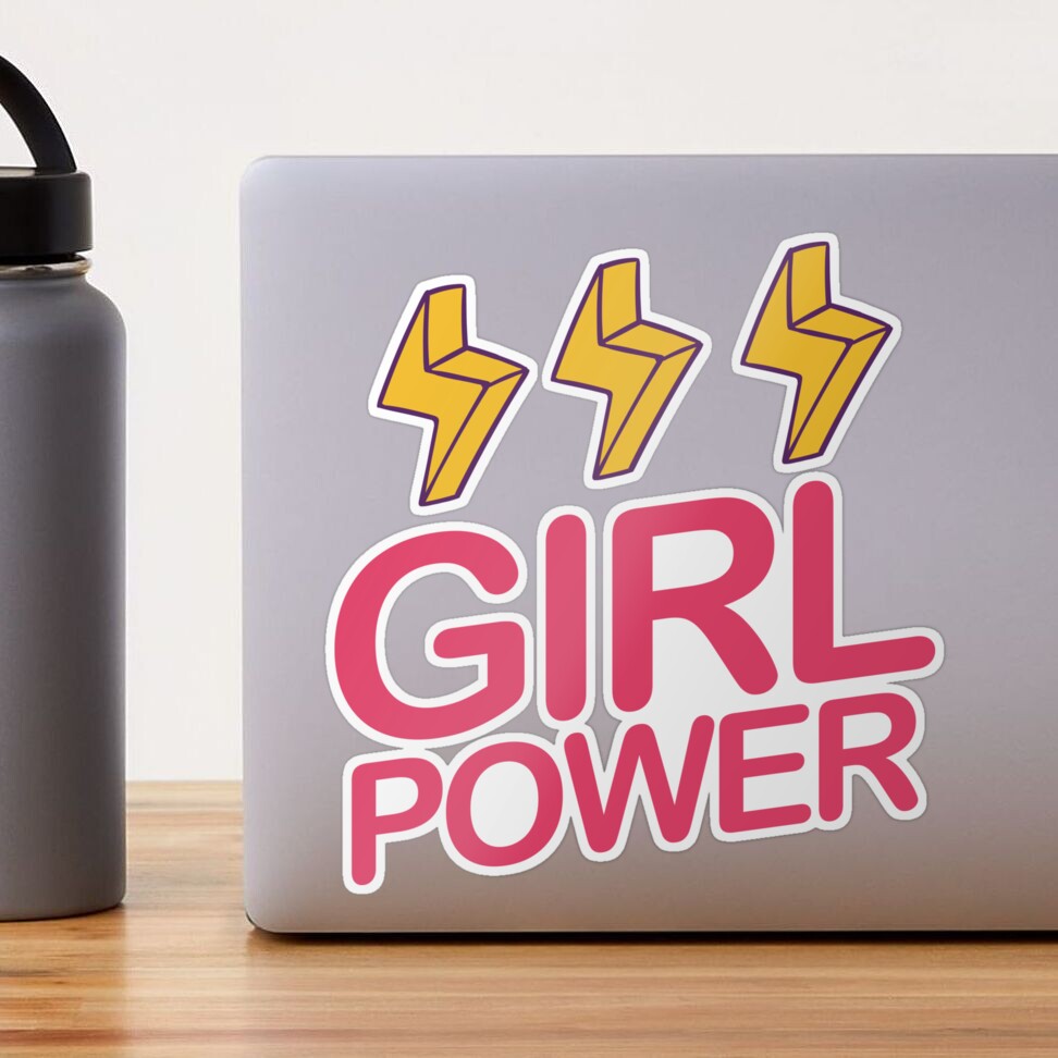 Girl Power Water Bottle Labels