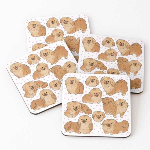 Item preview, Pekingese cute dog illustration pattern  designed and sold by Yarafantasyart.