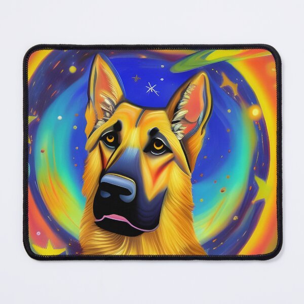 Item preview, A Cosmic german shepherd design. A galactic german shepherd. Galactic German shepherd. Cosmic K9. Cosmic german shepherd designed and sold by Doggymadness.