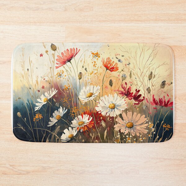 Item preview, Floral Garden Botanical Print with wild flowers designed and sold by FloralFancy.